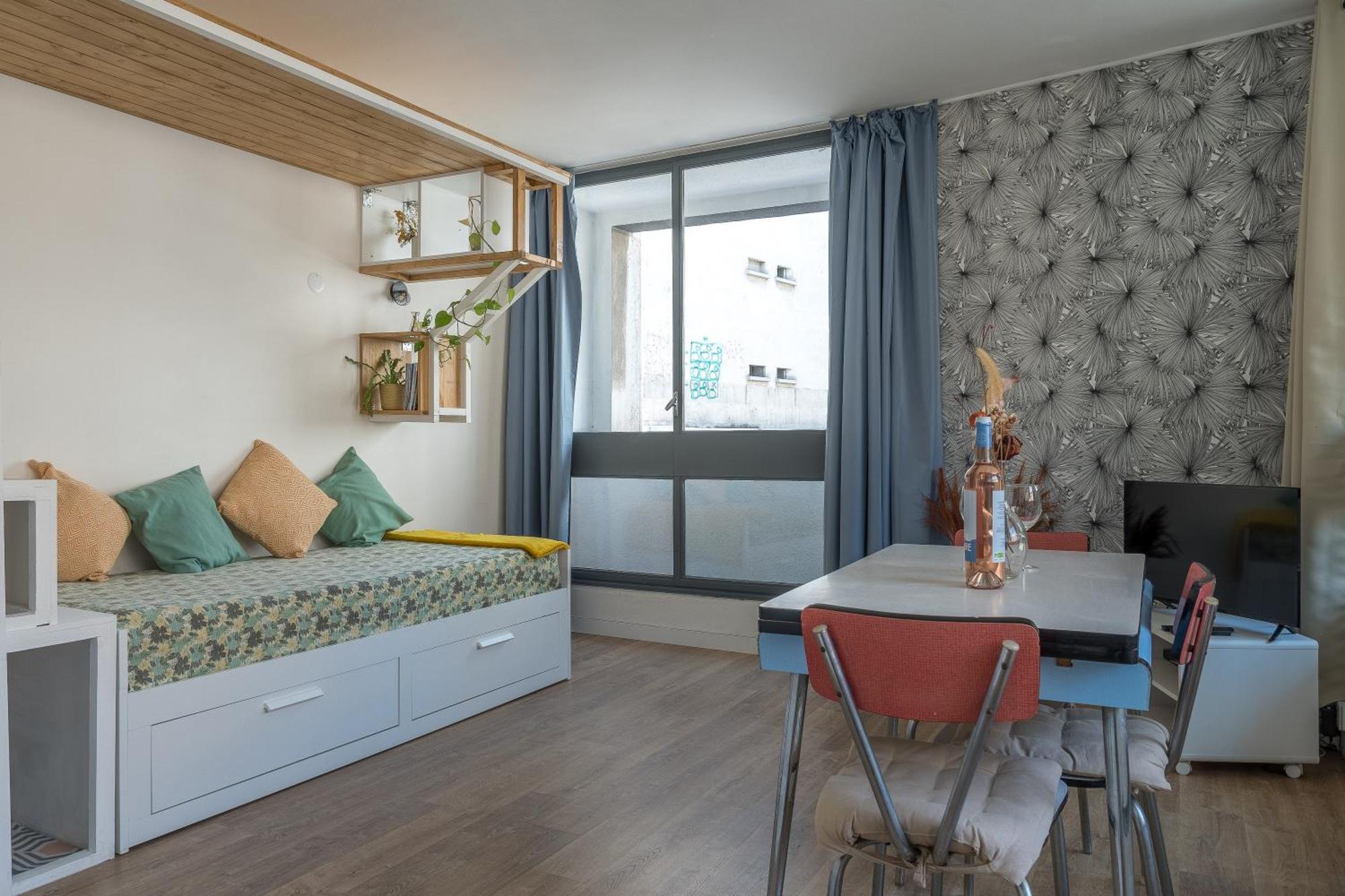 *Las Flores* Joli Studio Avec Balcon Marseilles Exterior foto