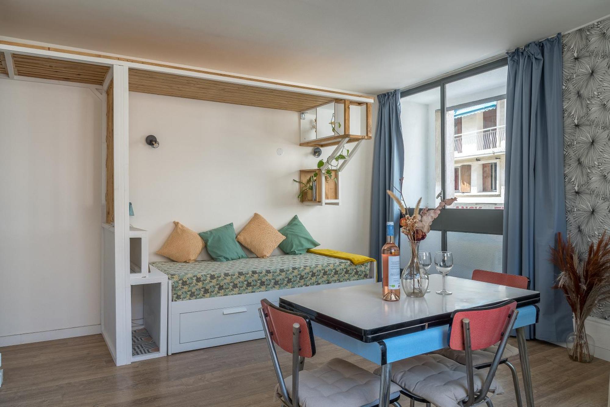 *Las Flores* Joli Studio Avec Balcon Marseilles Exterior foto