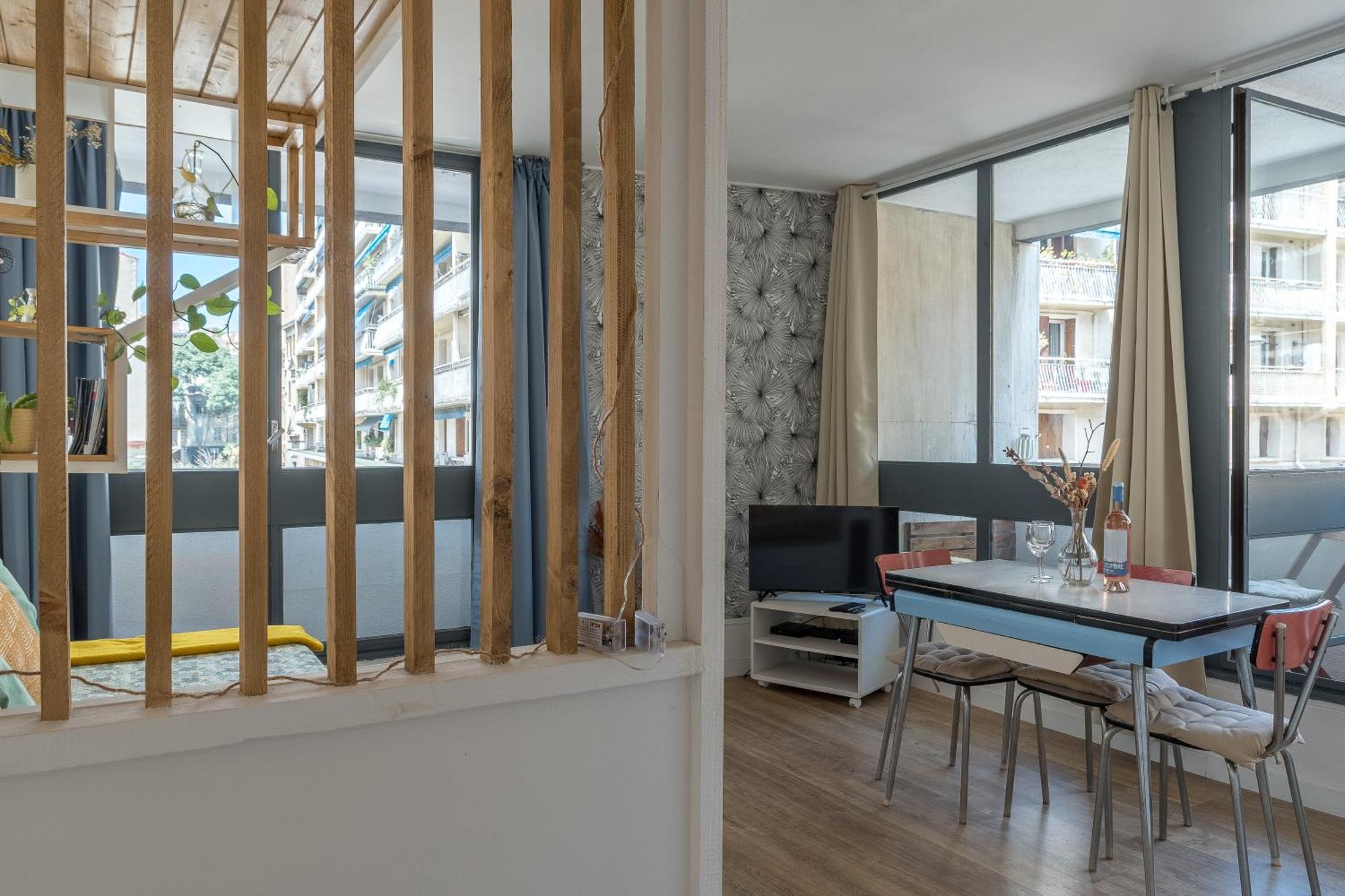 *Las Flores* Joli Studio Avec Balcon Marseilles Exterior foto